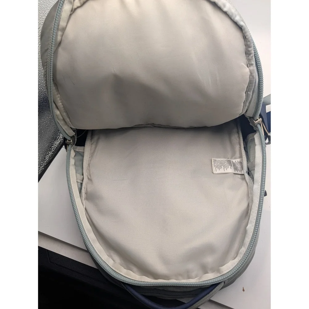 The North Face Borealis Backpack Blue Grey FlexVent Laptop Bag NF0A52SE